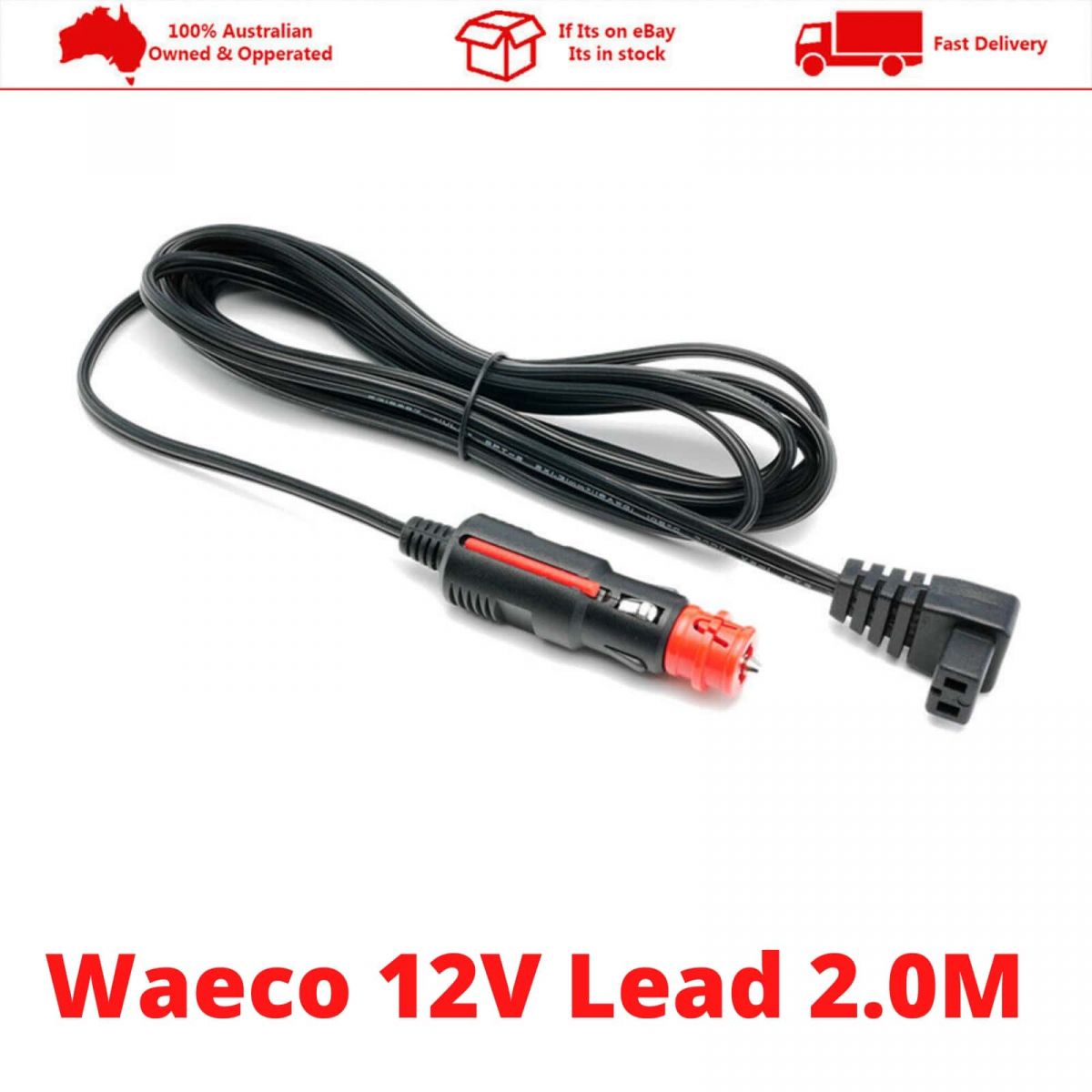 Waeco Kings Fridge Power Lead Cable Merits/Cigarette Lighter Plug 12V